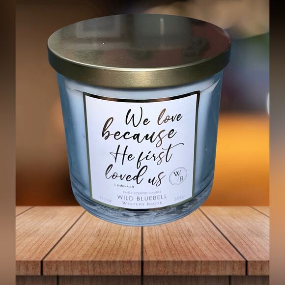 Western Brook Other - NEW! Western Brook Wild Bluebell Candle 12.5 oz John 4:19
